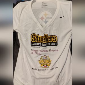 Women's Pittsburgh Steelers Nike dri-fit v-neck Tshirt